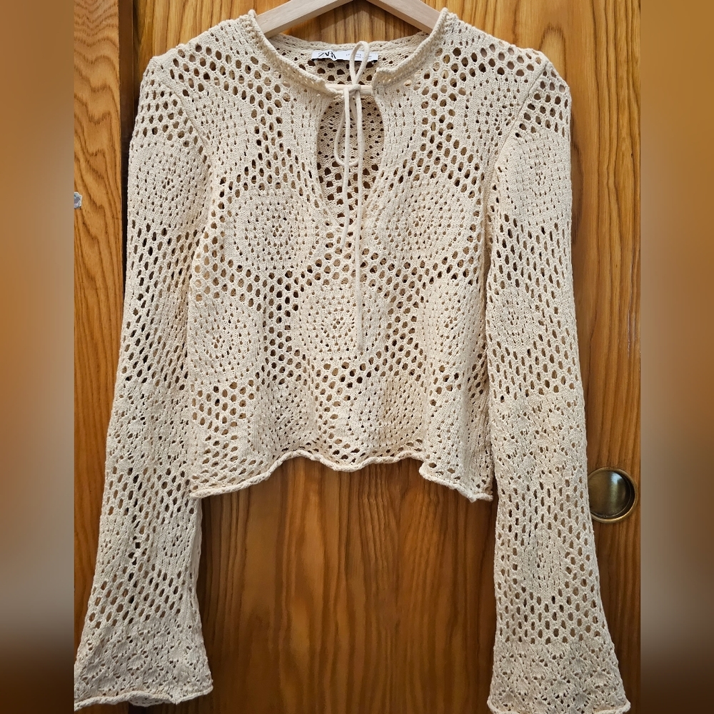 Hippie crochet shirt